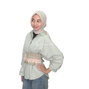 Obi Belt Perca Lurik Ruffles