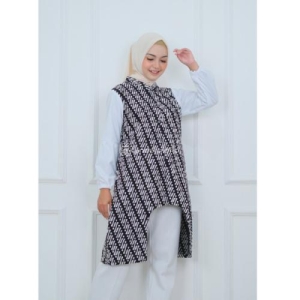 Tunik Batik Wanita Modern Kekinian Motif Parang