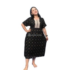 Daster Batik Busui Kombinasi Renda
