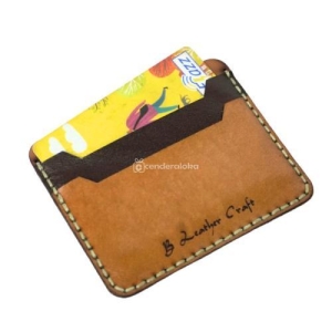 Card Holder Jait Tangan Bahan Kulit PO