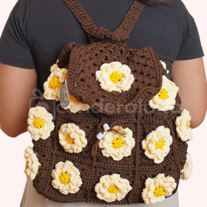 Backpack Daisy Coklat