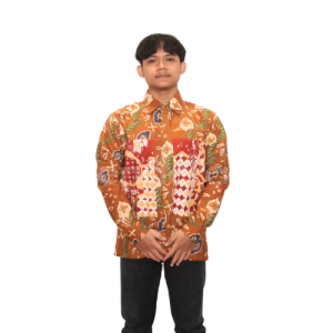 Kemeja Katun Prima Batik Tulis Lengan Panjang