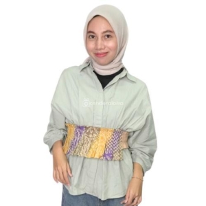 Obi Belt Batik Ruffles