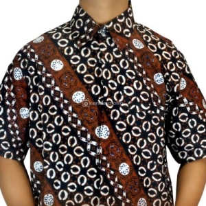 Kemeja Pendek Batik Pria Bahan Katun Primis Cap Tulis