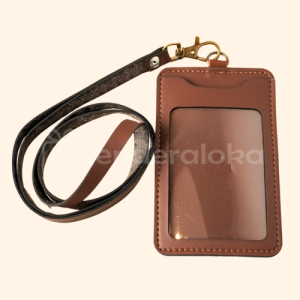 Lanyard ID Dark Brown