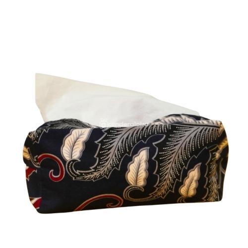 Tempat Tisu Kain Batik Merah