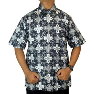 Kemeja Pendek Batik Pria Bahan Katun Primis
